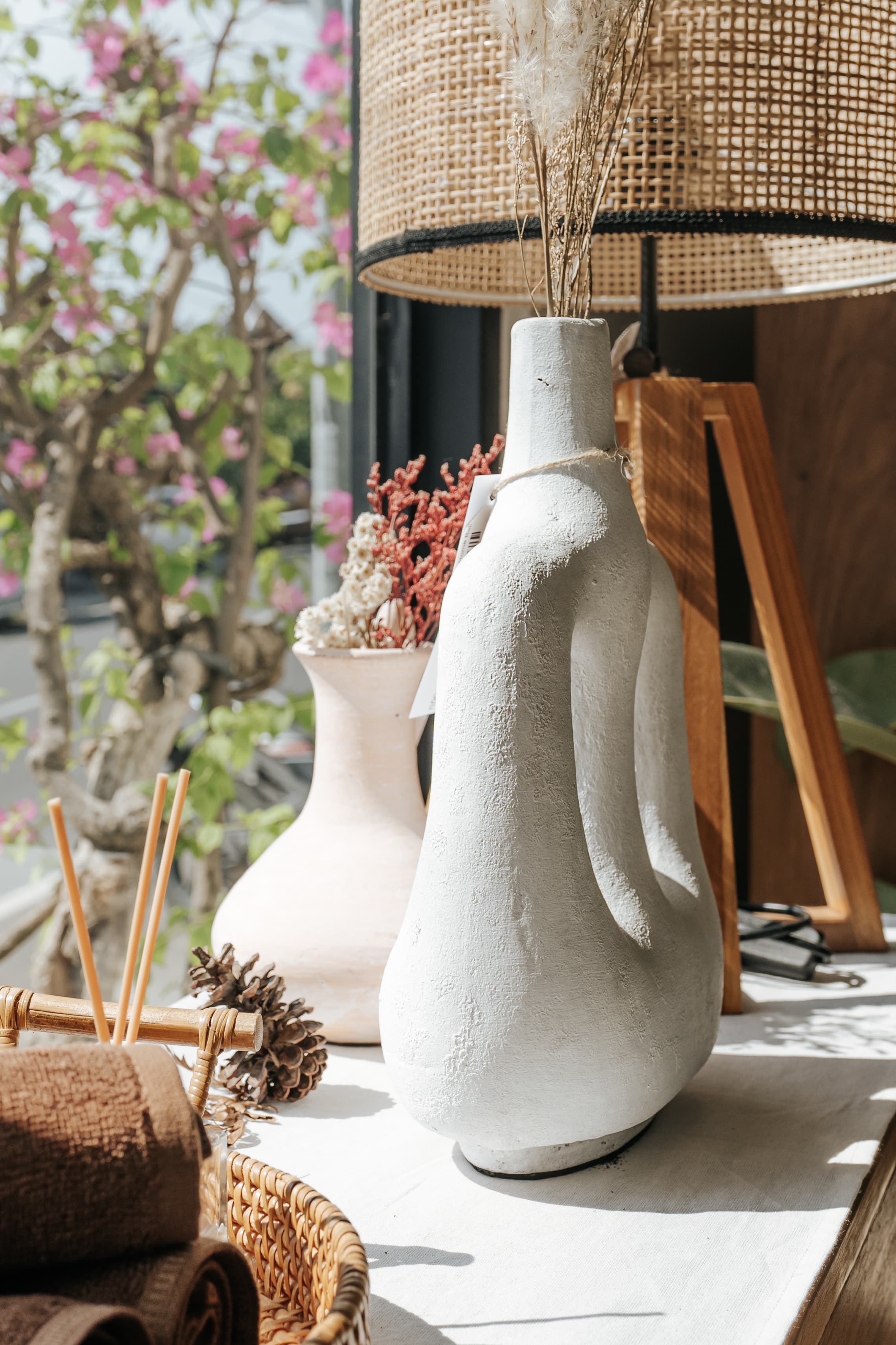 Handmade wooden decorative shells